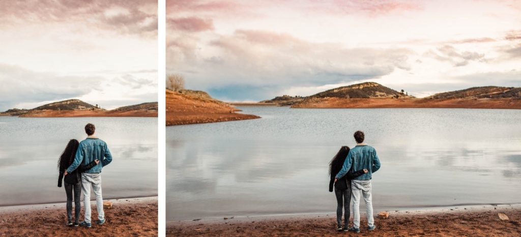 sunset engagement session in Fort Collins | Fort Collins wedding photographers