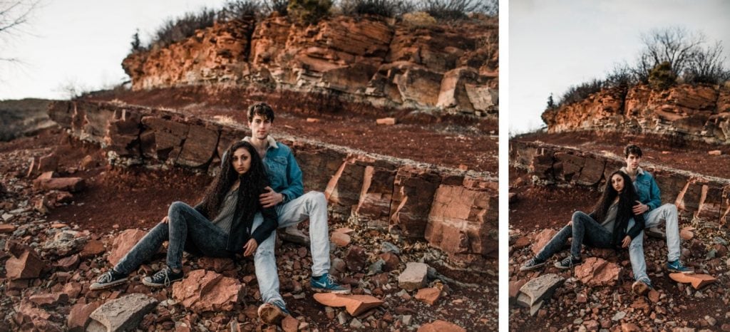 Fort Collins engagement photos in the Rocky Mountains | Fort Collins wedding photographers