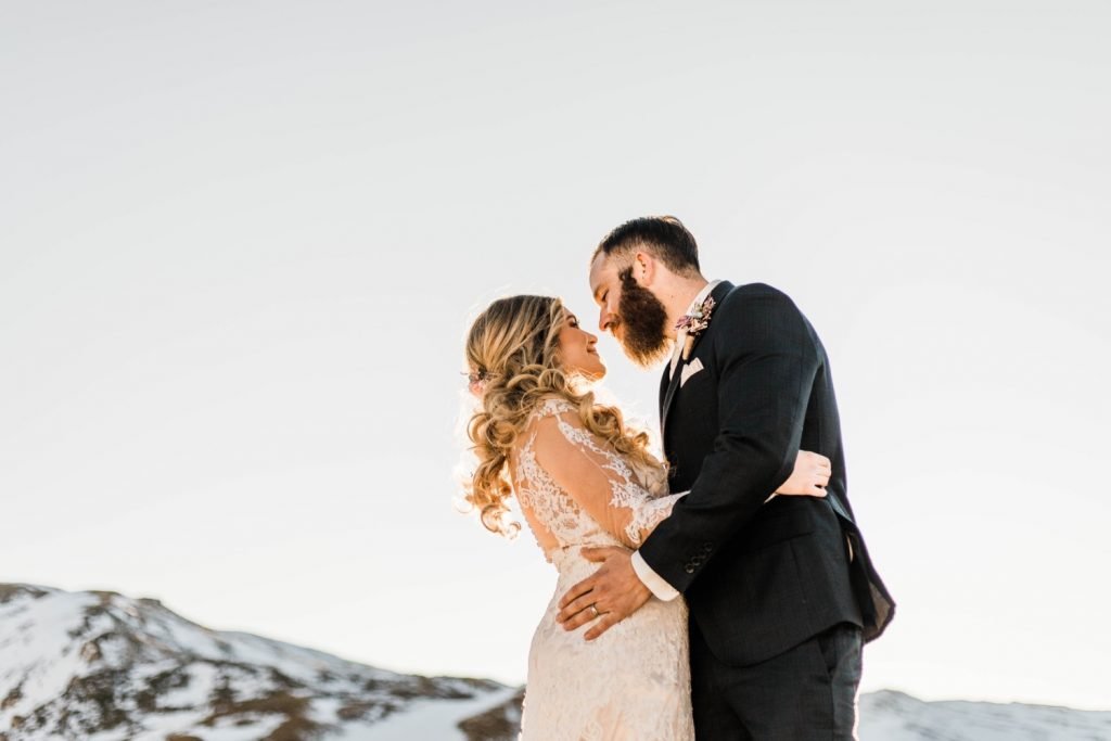 couple enjoying their first dance for their Sapphire Point Overlook wedding