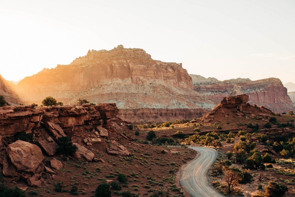 best places to elope in Utah | desert canyons at sunrise