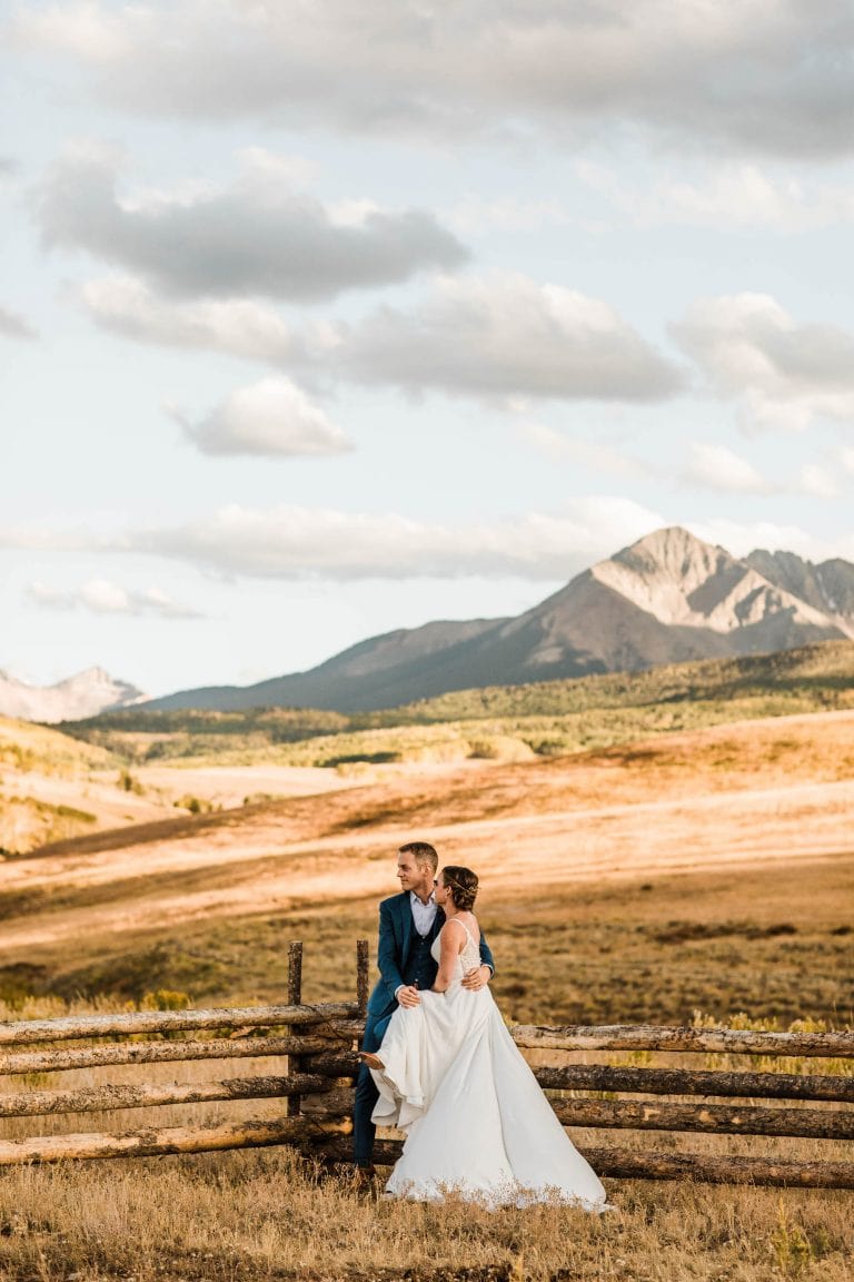 September adventure wedding in Telluride Colorado documented by Colorado elopement photographers