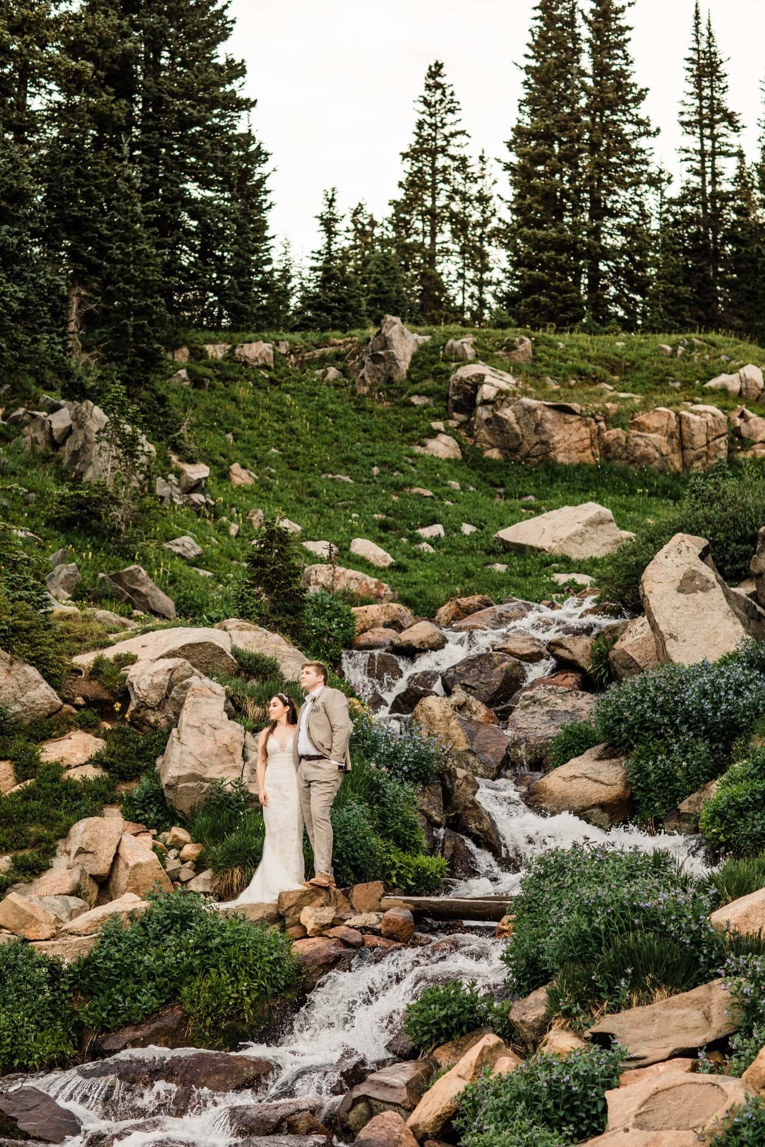 Mountain Wedding in Colorado Mountain Wedding Photographers