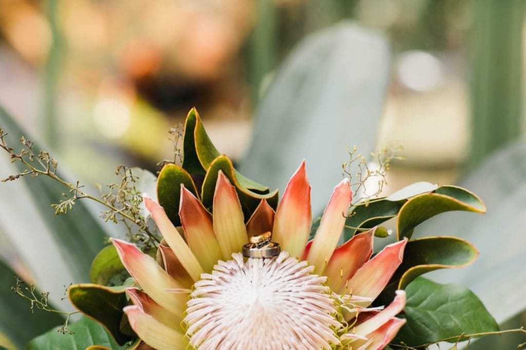 summery bouquet for a Denver Botanic Gardens wedding