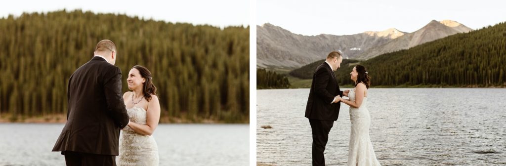 destination elopement ceremony in the Rockies