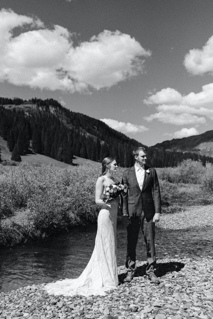 Crested Butte elopement ceremony