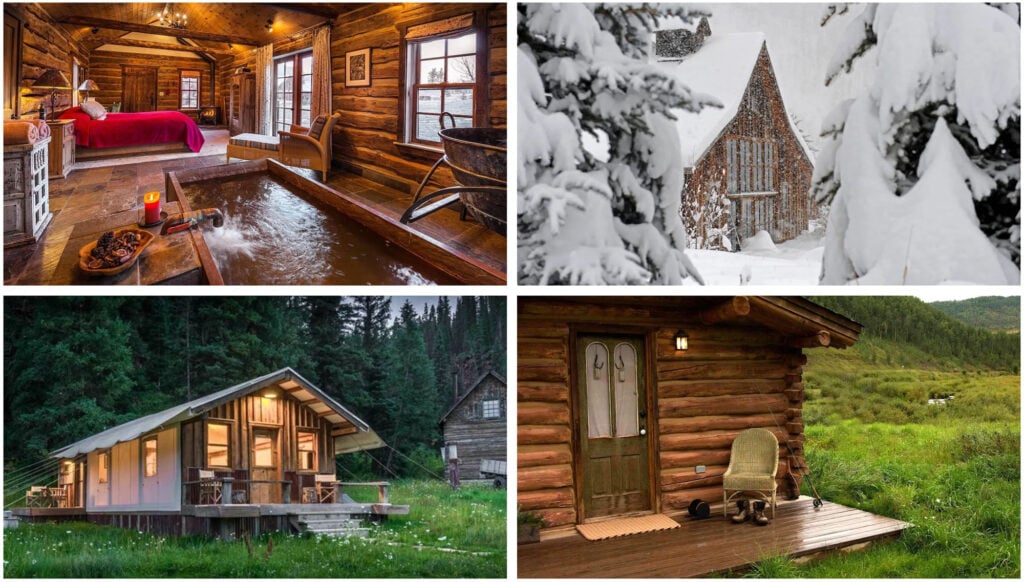 Dunton Hot Springs ghost town turned luxury hotel lodging best places to stay in Telluride Colorado