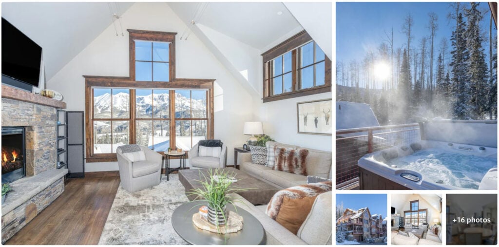 modern ski-in/ski-out condo Airbnb Telluride lodging best places to stay