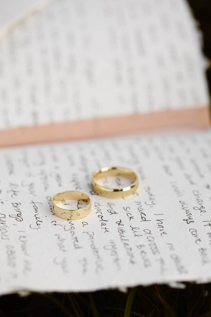 how to propose marriage proposal speech handwritten in a vow notebook